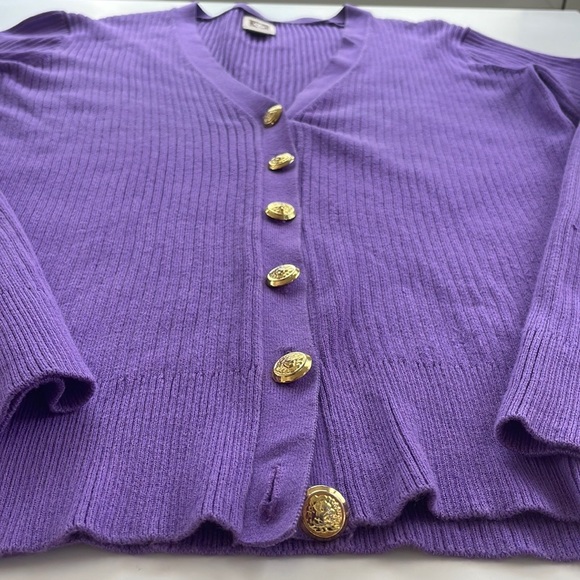 AnnaKlein cardigan size L - Picture 2 of 5